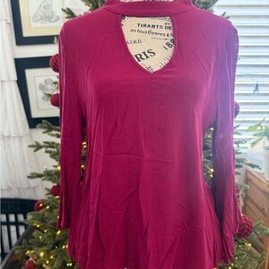 Entro Women's Burgundy Top